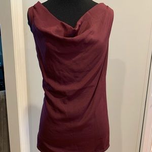 Banana Rep Women's Plum Racerback Cowl neck Tank